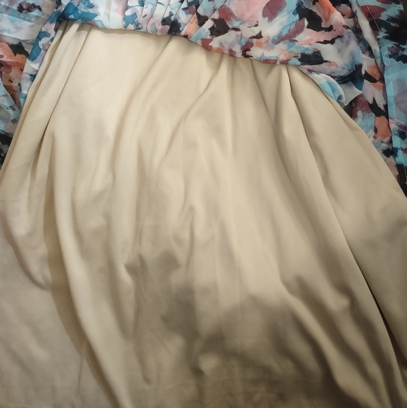 Pinkblush Watercolor Floral Maxi Dress Size M - Picture 5 of 8